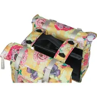 Basil Bloom Field Sac de voyage double pour vélo Yellow 28 - 35 L