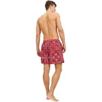 Jack & Jones Jpstfiji Bandana Swimming Shorts Rouge M Homme