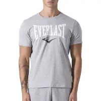 Everlast Fitted Logo Short Sleeve T-shirt Gris M Homme