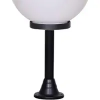 Lyora Lampe de jardin Globe Bolano 101cm. opale debout