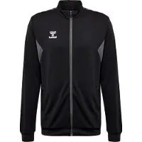 Hummel Veste de survêtement 'Authentic' gris / noir / blanc
