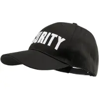 Brandit Casquette 'Security' noir / blanc
