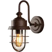 TRIO Lampe d'extérieur marron rouille Cerignola