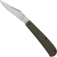 White River Knives Trailhead Trapper THT-MOD S35VN, Olive Drab Micarta, couteau de poche