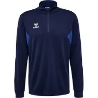 Hummel Sweat de sport marine / blanc
