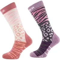 Sinner Animal Socks 2 Units Violet,Rose EU 39-41 Femme