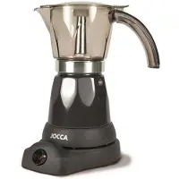 Jocca machine à café expresso électrique, Cafetière moka, Noir