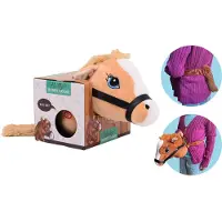 Coppens Holly Horse Paardenhoofd Lichtbruin met Elastiek