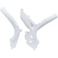 RTECH by MECPLAST Rtech Plastic Frame Protectors Ktm 2019-20 White One Size