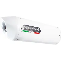 Gpr Exhaust Systems Albus Evo 4 Kawasaki Versys 1000 I.e. 21-22 Homologated Slip On Muffler Blanc Homologated