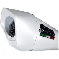 Gpr Exhaust Systems Albus Ceramic Bmw F 800 R 15-16 Homologated Slip On Muffler Blanc Homologated