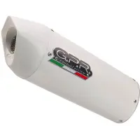 Gpr Exhaust Systems Albus Evo 4 Fb Mondial Smx 125 Enduro Supermoto 18-20 Homologated Slip On Muffler Blanc Homologated