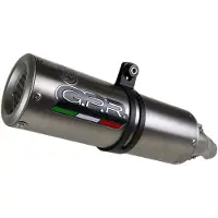 Gpr Exclusive M3 Natural Titanium V85 Tt 19-20 Euro 4 Homologated Slip On Muffler Argenté Homologated