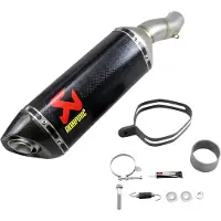 Akrapovic Slip-on Line Kawasaki Ninja Zx6r 09-19 S-k6so7-zc Not Homologated Muffler Noir Not Homologated