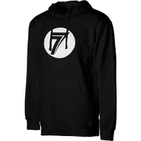 Seven Dot Hoodie Noir M Homme