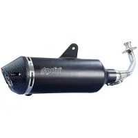 Polini 4t Ce Not Homologated Full Line System Argenté Not Homologated