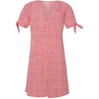 Protest Garachine Short Sleeve Dress Rouge M Femme