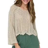 ONLY Pull-over 'ONLNola' gris clair