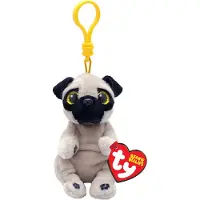 TY Beanie Babies Bellies Clip Izzy Dog, 10cm