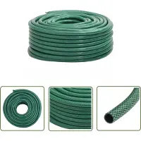 The Living Store Tuyau d'arrosage vert 1,3" 20 m PVC