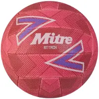 Mitre Attack Netball Ball Rose 4 Enfants