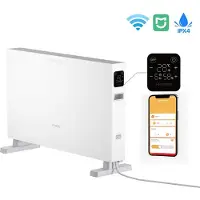 OEM Radiateur électrique à convection 2200 W, Wi-Fi, écran tactile, 16-28 °C, étanche