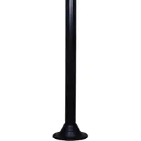 Lyora Lampe de jardin Globe Bolano 241cm. opale debout