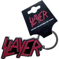 Slayer Logo Schlüsselanhänger, Multicolore