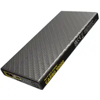 Nitecore CARBO 10000, 10000 mAh, Lithium-ion (Li-ion), Power Delivery, 3,85 V, 38 W, Šedá