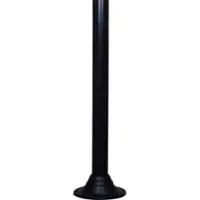 Lyora Lampe de jardin Globe Bolano 241cm. fumée debout