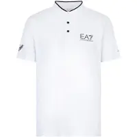 Emporio Armani pour homme. 8NPT21_PJEMZ Polo Ventus7 M Serafino blanc (XXL), Sport, Tennis/Padel, Polyamide, Manche courte