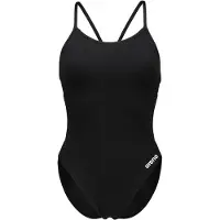 Arena Maillot de bain 'LACE BACK SOLID' noir