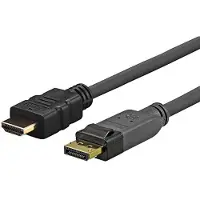 VivoLink PRODPDVI2 câble vidéo et adaptateur 2 m DisplayPort DVI-D Noir