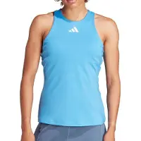Adidas Y-tank Sleeveless T-shirt Bleu L Femme
