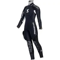 SCUBAPRO Novascotia 7.5 Mm Woman Semi Dry Suit Noir XL Femme