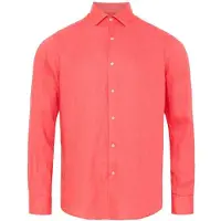 Sea Ranch Bastian Linen Long Sleeve Shirt Rose XL Homme