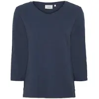 Sea Ranch Kaya 3/4 Sleeve V Neck T-shirt Bleu M Femme