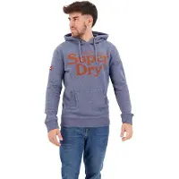 Superdry Venue Classic Logo Hoodie Bleu S Homme
