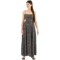 Superdry Sheered Back Sleeveless Long Dress Multicolore 2XS Femme