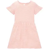 Tom Tailor Striped Short Sleeve Dress Rose 116-122 cm Fille