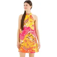 Superdry Printed Sleeveless Short Dress Rose XS Femme