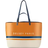 Delsey PARIS sac à épaule sac shopper Croisiere Tote Bag Roland Garros Orange multicolore