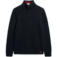 Superdry Vintage Athletic Henley Sweater Bleu,Noir 2XL Homme