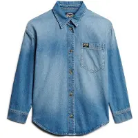 Superdry W4010439a Overshirt Bleu S Femme