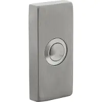 Intersteel Sonnette rectangulaire Chimea Inox