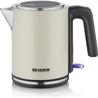 Severin Bouilloire sans fil 1l 2400w inox laqué beige - - WK9577 -