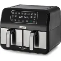 Kenwood World Friteuse sans huile 2x4l 1700w - - HFM20.000MB - airfryer