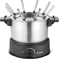 Severin Fo 2470 8 Persons Fondue 1.4l Argenté One Size / EU Plug 220V