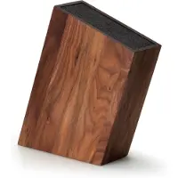 Continenta , bloc à couteaux, modèle "m", flexible, pour usage intensif, incliné, en noyer, dimensions : 28,5 x 8 x 20 cm, référence : 4250, code EAN : 4017167425009