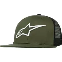 Alpinestars Casquette Trucker Corp Military Black, Taille: One Size